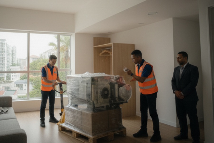 household appliance moving