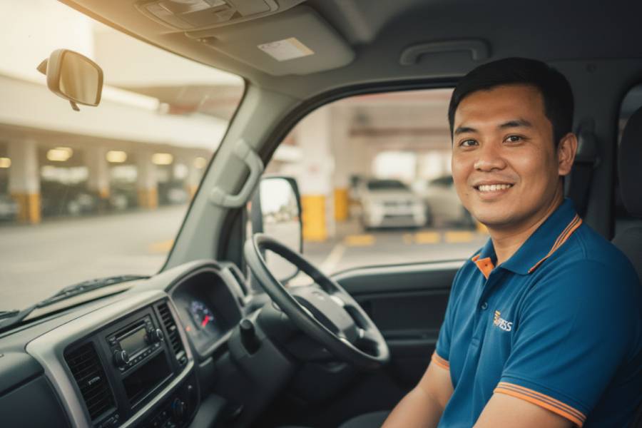 lorry rental driver