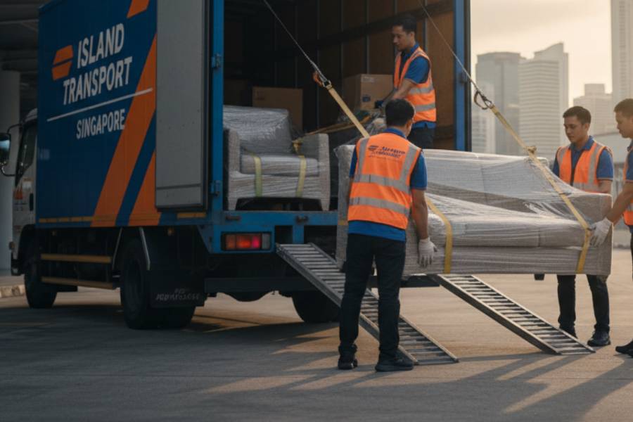 securing furniture moving