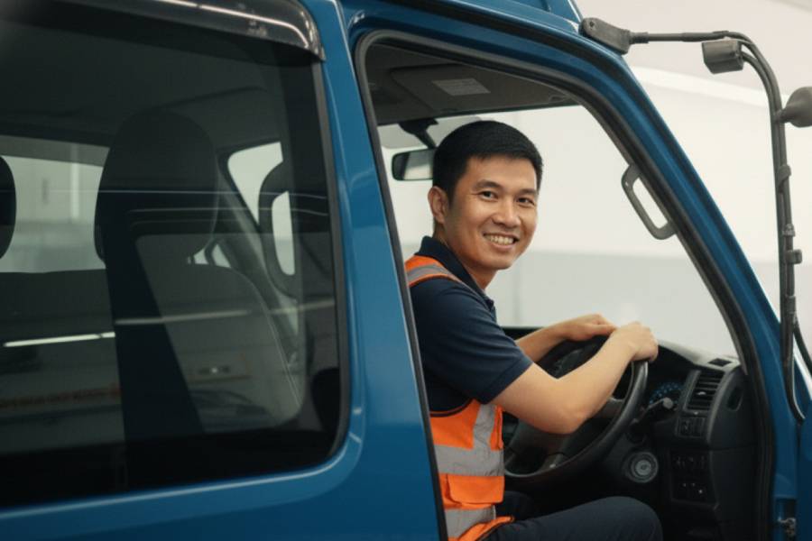 van driver rental service